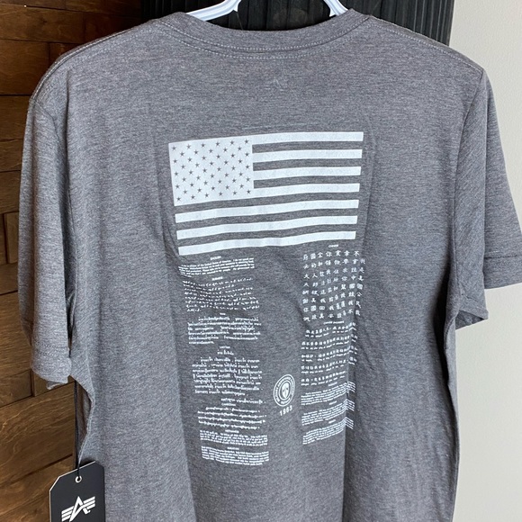 New Alpha Industries Blood Chit Tee M - Picture 2 of 5